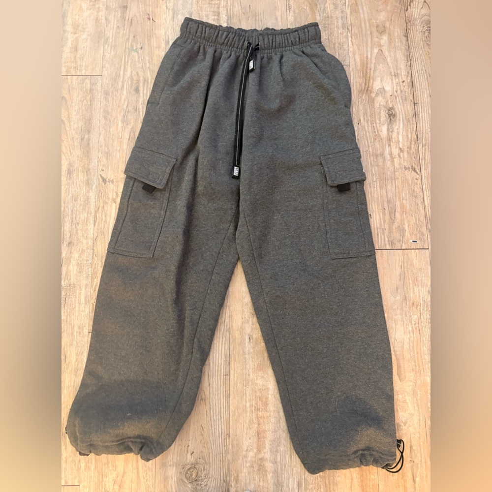 Men's Charcoal Cargo Pants